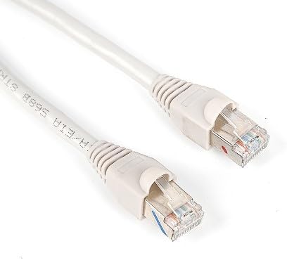Cat6 Ethernet Cable 3Meters- Gigabit LAN Patch Cord- High-Speed 1Gbps Network Cable for Router, Modem, Switch, PC- RJ45 UTP Cable- Light Grey