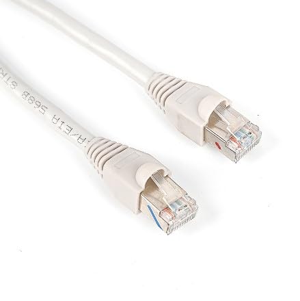 Cat6 Ethernet Cable 3Meters- Gigabit LAN Patch Cord- High-Speed 1Gbps Network Cable for Router, Modem, Switch, PC- RJ45 UTP Cable- Light Grey