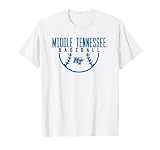 Middle Tennessee MTSU Blue Raiders Baseball Arch T-Shirt