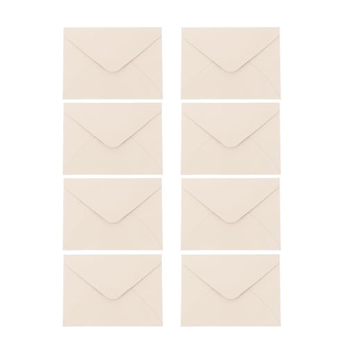 CAPASTEC 封筒 ビンテージ調 無地 メッセージカード 案内状 挨拶状 ポストカード 招待状 ビジネス用 結婚式 パーティー用封筒 10枚 ホワイト