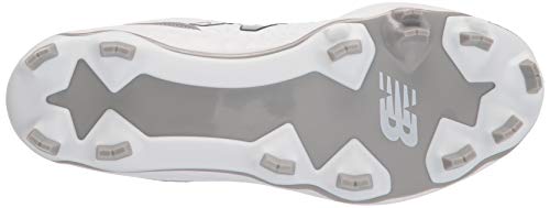 New Balance Men's Fresh Foam 3000 V5 Molded Baseball Shoe, Grey/White, 10 #TOP3