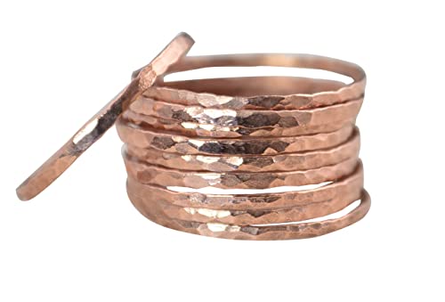 Super Thin Copper Stackable Ring (Sold Individually)