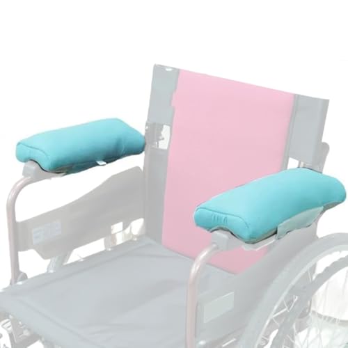 Almohadillas antideslizantes para reposabrazos de silla de ruedas, lavable, funda suave para aliviar la presión, cómoda y transpirable, ideal para ancianos y discapacitados