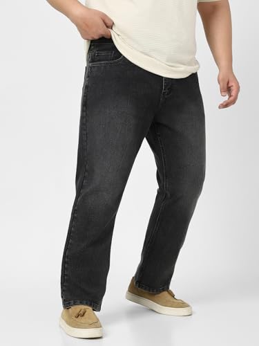 Image of Urbano Plus Men's Straight Fit Mid Rise Jeans