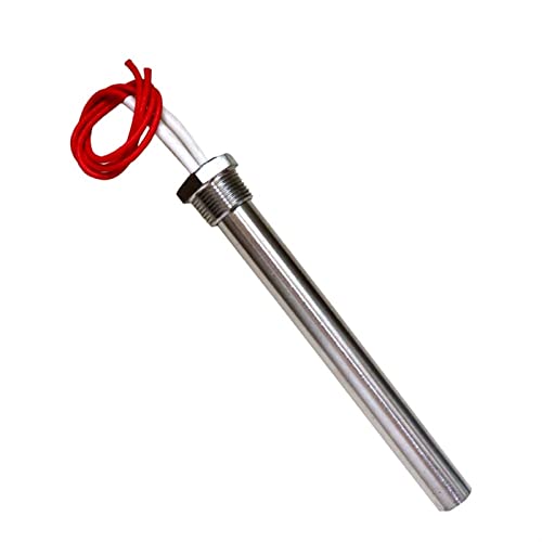 Argerrant 1pc 12v Cartridge Heater 3/4" Thread Immersion DC Stainless Steel Water Heater Element 200w/300w (Color : 12v, Size : 300W 20x200mm)