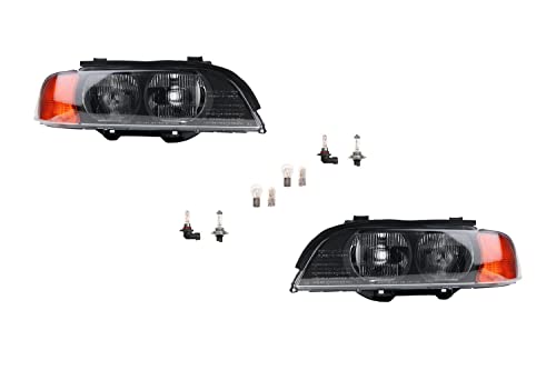  Fari alogeni adatti per BMW Serie 5 E39 11/95-08/00 Leuc. Set Sinistra Destra