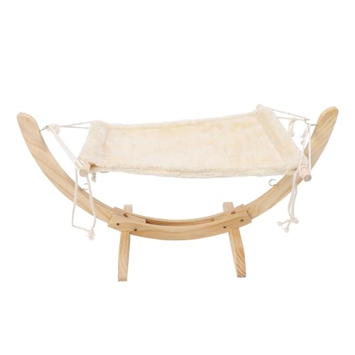 Rede Elevada do Gato, Rede de Madeira do Gato para o Animal de Estimação Pequeno do Cão do Filhote d