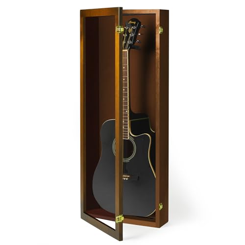 PENNZONI Acoustic Guitar Display Case - Wall Mount