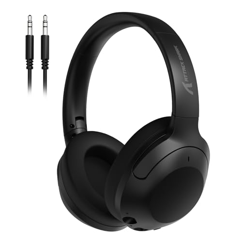 LexonElec x Attack Shark G300 Auriculares inalámbricos BT 5.3, cancelación de Ruido, micrófono Integrado, diseño liviano, supraaurales para Juegos (Negro) LexonElec x Attack Shark G300 Auriculares inalámbricos BT 5.3, cancelación de Ruido, micrófono Integrado, diseño liviano, supraaurales para Juegos (Negro)