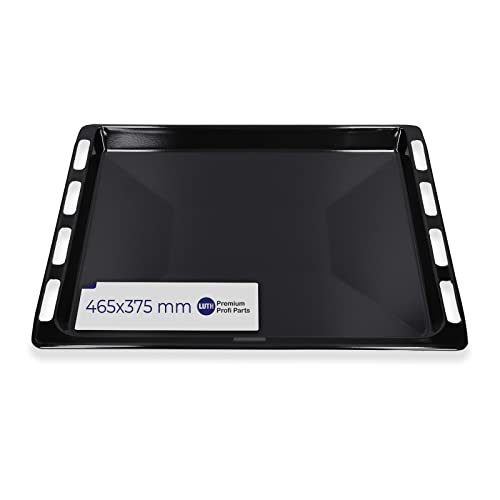 LUTH Premium Profi Parts Plaque de cuisson émaillée 465 x 375 x 30 mm Plaque de four Plaque de cuisson de rechange pour four Accessoire compatible avec Bosch Siemens Balay Constructa Neff 00662999 Cover