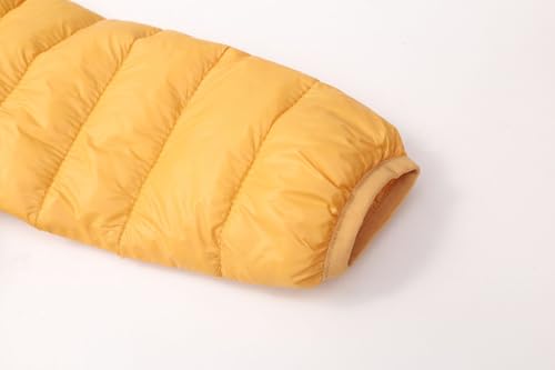 Doudoune fille jaune un cocon de douceur chaud et protecteur pour cet hiver