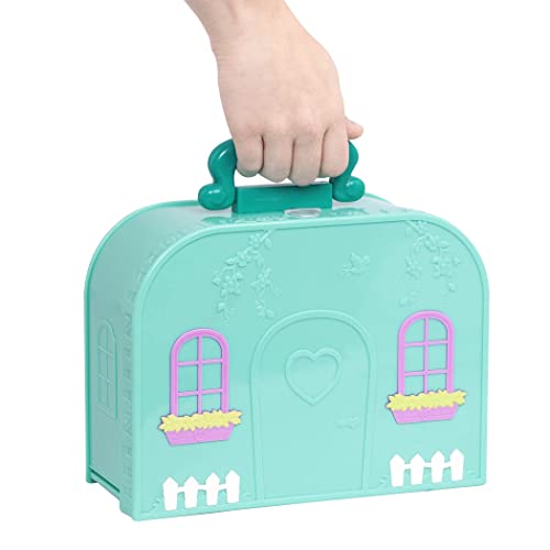 Li'l Woodzeez – Living Room Playset with Furniture & Accessories – Compact Travel Suitcase, Portable Dollhouse Playset for Imaginative Pretend Play – Miniature Toy Set for 3+ Years - Image 6