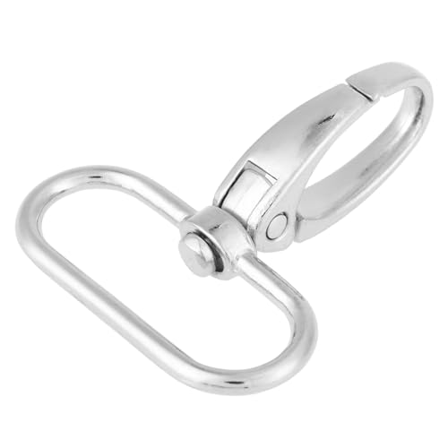 Haosie 20 Piezas Llavero Con Ganchos Giratorios, 32mm Ganchos de Presión Giratorios, Cierres de Bolsa Aleación de Zinc para Anillo de Gatillo Giratorio