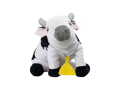 BANDAI La Granja de Zenón Super Peluches Musicales Vaca Lola