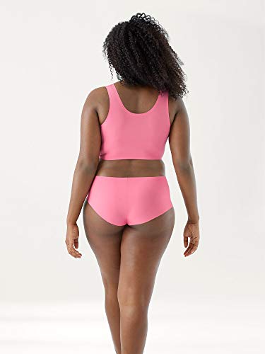 Image of True & Co. Women's True Body Lift Scoop Neck Bra, Chateau Rose, S (32DDD,34DD)