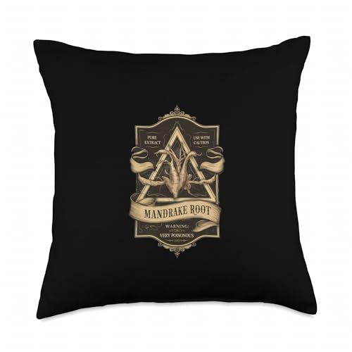 Mandrake Root Extract Throw Pillow