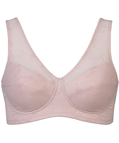 [ウイング/ワコール] ノンワイヤーブラジャー フルカップ 脇高設計で脇も背中もすっきり! SAKU. NB3150 ピーチ M