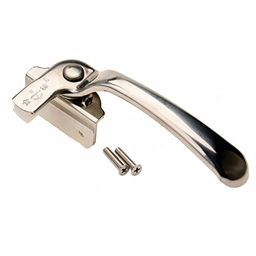 Eyrmqwjpc One Color Upvc Window Handle ， Stainless Steel Casement Window Handle External Open Lock Aluminum Alloy Multiple Sizes(Left)