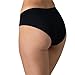 New Balance Women's Seamless Hipsters Underwear, Ultra Comfort Performance Underwear for Women (3 Pack), Black, M