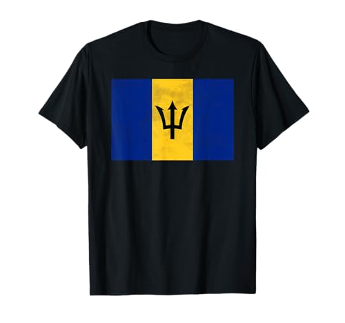 Barbados Flag Graphic For Men Women Kids T-Shirt