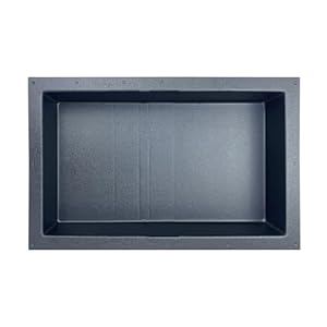 Ready-to-Tile Rectangular Shower Niche – 28″ x 17″ Single Shelf – Made in USA – Recessed Wall Insert