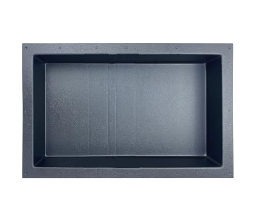 Ready-to-Tile Rectangular Shower Niche – 28" x 17" Single Shelf – Made in USA – Recessed Wall Insert