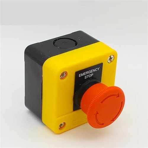 Bouton d'arrêt d'urgence avec contact double 1NO 1NC pour coupure immédiate