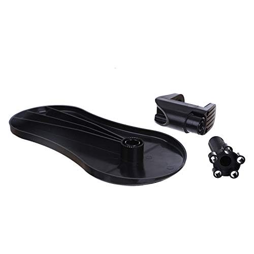 Computer Arm Rest for Desk, Adjustable Ergonomic Wrist Rest Support for Keyboard Armrest Extender Rotating Mouse Pad Holder Desk Extender Arm Wrist Rest Shelf for Table, Office, Chair, Desk, Black