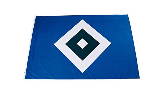 HSV Hamburger SV Fahne Flagge Riesenfahne 150cm x 200cm mit Ösen für Fahnenmast geeignet
