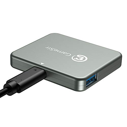 5 in 1 USB 3.0 Multifunction Hub GameSir GTV130 Type-C Hub Adapter to HDMI for Nintendo Switch with 1 Type C Port, 3 USB 3.0 Ports and 4K HD Display