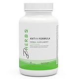 Dherbs Anti-V Supplement with Elderberry, Lemon Balm, and Garlic (100 Capsules)