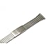 TIMEX 16-20MM Stainless Silver Expansion Fast FIT Strap Watch Band 6.8 INCHES Long