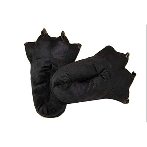 FKGV Cotton Slippers Funny Animal Claw Unisex Slippers Girl Cute Monster Claw Slippers Cartoon Soft Plush Warm Household Slippers 10.5 Hei Cover