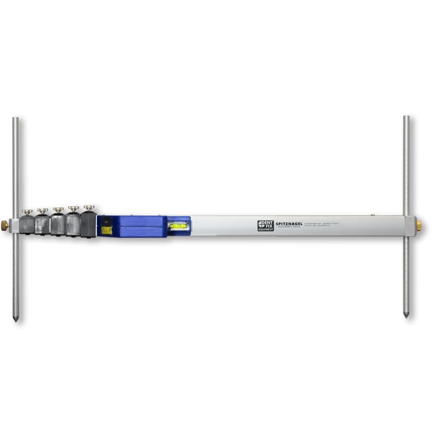 Dent Fix Short Telescoping Measuring Tram Gauge DENT-DF-3TC3A | Lightweight Aluminum Easy Read Display | Frame & Estimate Measurement
