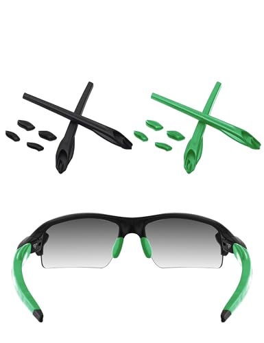 Image of ToughAsNails Replacement Rubber Kits Ear Socks and Nose Pads for Oakley Flak 2.0 XL OO9188 /Flak 2.0 OO9295 Sunglasses