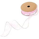 NUOBESTY 1 Rollo De Cinta De Regalo Resistente Al Desgaste Paquete De Cinta Ramo De Cinta Cinturón De Embalaje Cinta De Regalo Para Festival Cinta Con Cable Cesta Rosa Regalo Rosa