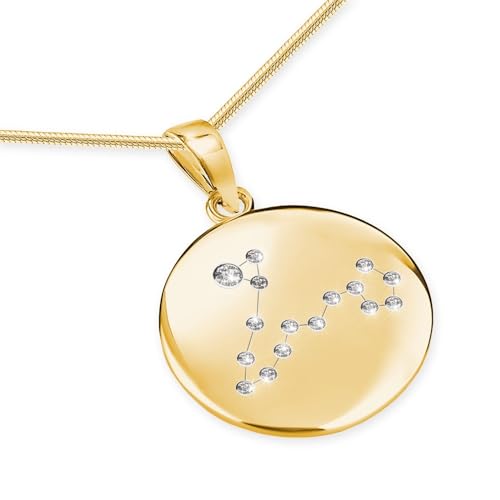 Collier signe du zodiaque en argent 925 plaqué or LILLY MARIE