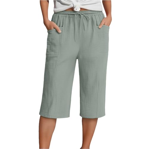 Genérico Pantalon Deportivo Capri Mujer   Pantalones Casuales VersáTiles para Mujer para Uso Diario: Pantalones CóModos Y Ligeros para El Trabajo Viajes Y Compras Online Los Fines De Semana
