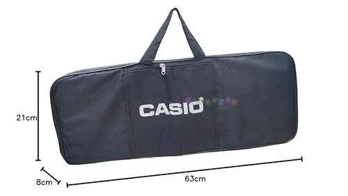 DOMENICO Keyboard/Piano Cover Bag (Black) Compatible with Casio SA-76, SA-77 & SA-78 Digital Piano, Inner Dimension- 65 x 25 x 8 Cm. - Image 5 thumbnail
