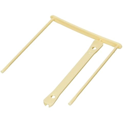 Fast Lot de 50 Relieurs d'Archives en Plastiques Beige pour Documents Standards, 9 cm Cover