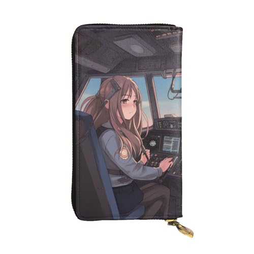 Long sac à main en cuir style cockpit d'avion pour vos voyages et sorties