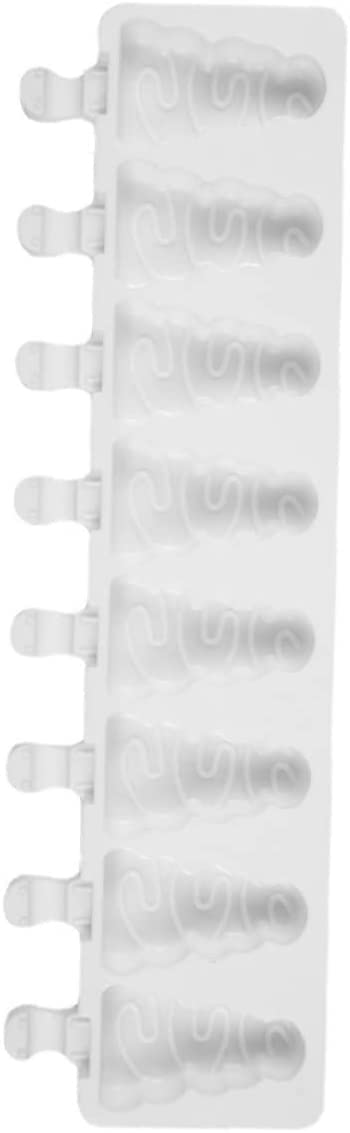 1 pz Cakesicle Cube Shaped Favor Ufficio Coperchio Albero Silicone Pop Fai da te Water Party - Stampi fatti in casa: Stampi Pratico Cottura Griglia riutilizzabile Usa forma con fare succo di Natale