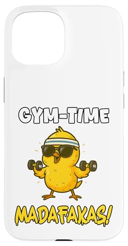 Gym Time MADAFAKAS ? ʔW؃g`[t X}zP[X iPhone 15 p