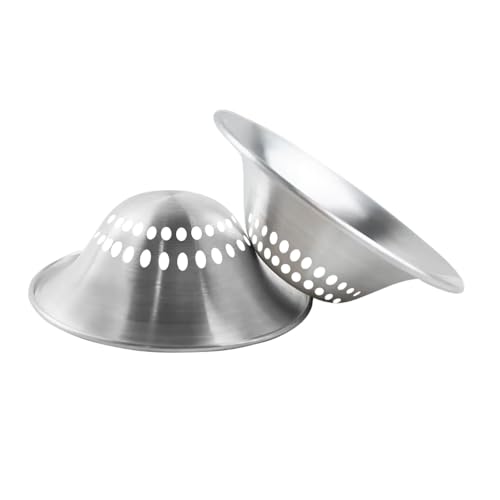Copas de lactancia plateadas con agujeros de ventilación transpirables, protectores de pezón de plata 999 para alivio de la lactancia, diseño trilaminado para curar pezones doloridos y agrietados
