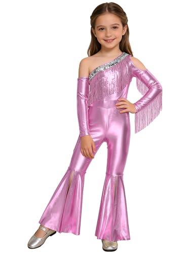 Disfraz completo de baile con lentejuelas para niñas