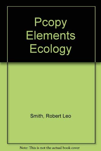 Pcopy Elements Ecology 0805348786 Book Cover
