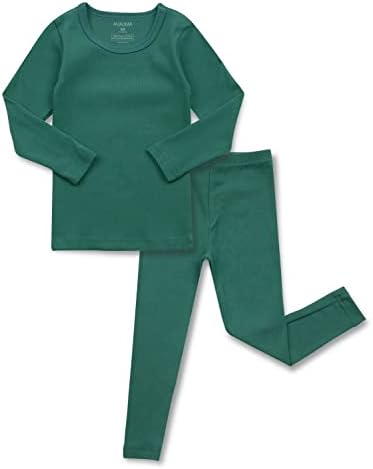 AVAUMA Baby Boys Girls Pajama Set Kids Toddler Snug fit Basic Cotton Sleepwear pjs for Daily