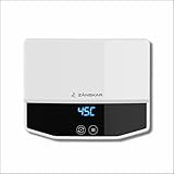 Zanskar Hotspring™ Tankless Water Heater for Kitchen & Small Bathroom- 5.5 kW | BIS-Certified | Sleek & Compact Design | Instant Hot Water | Smart Temperature Control | Wall Mount | Hard Water Safe.