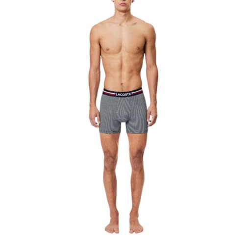 Lacoste Men's Essential 3 Pack Allover Croc Boxer Briefs2