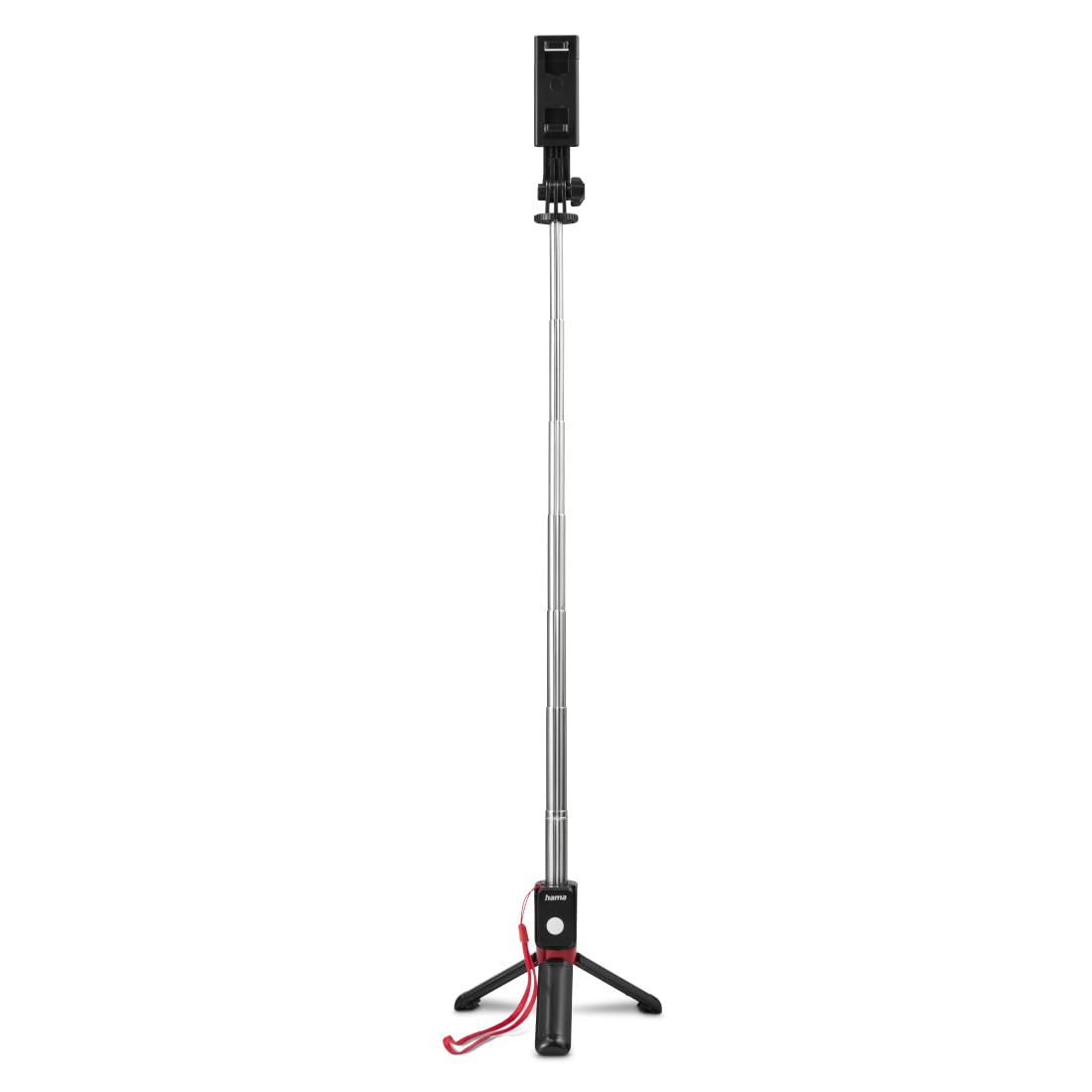 Hama Statyw do Telefonu, Uchwyt Selfie Stick z Pilotem Bluetooth, Ultralekki, Teleskopowy, Wysuwany do 70 cm, Odporny na Skręcanie, Idealny do Podróży i Streamingu